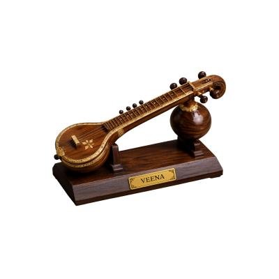 wooden veena| miniature veena| home decor veena